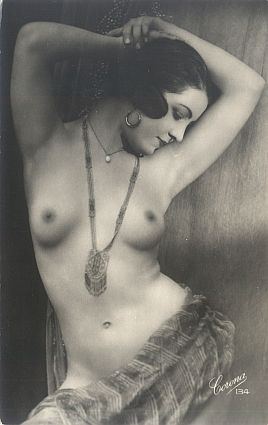 vintage beauty posing