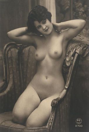 vintage beauty in a chair